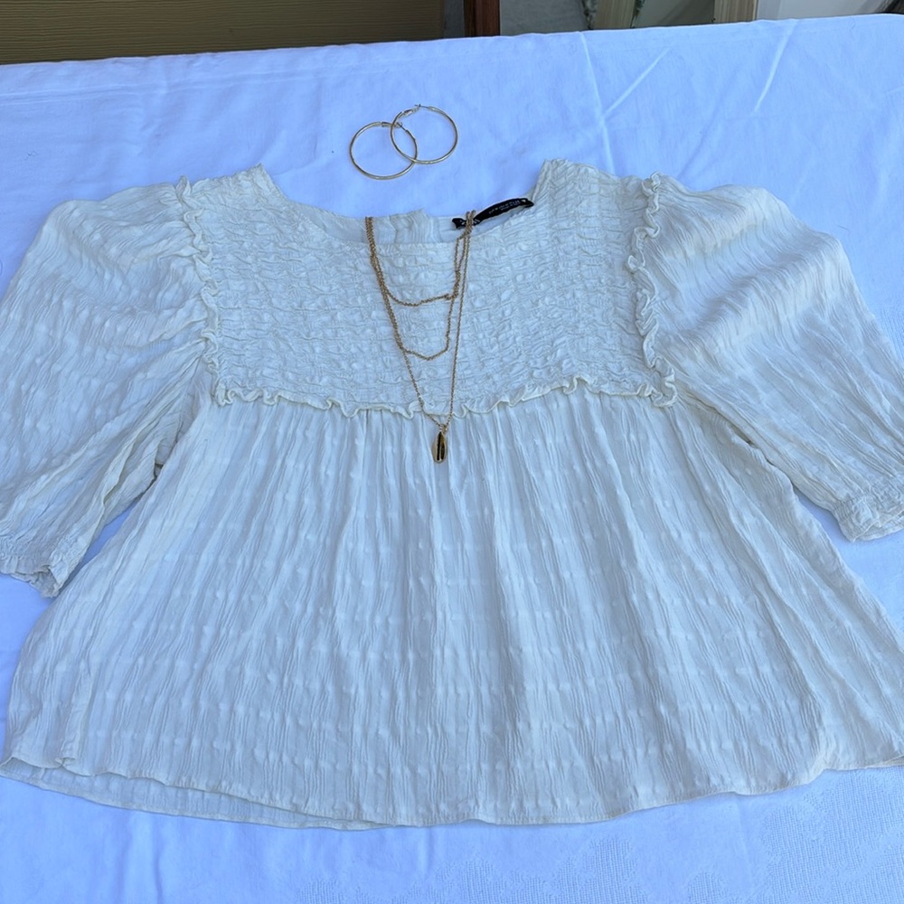 Cropped blouse